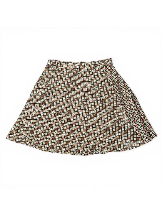 County Seat Dresses & Skirts - Vintage Geometric Floral Pattern A-Line Skirt